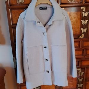 St John's ladies wool toggle coat